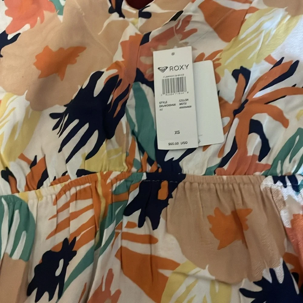 ROXY FLAMINGO SHADES PEACH BLUSH BRIGHT SKIES‎ Sz XSmall